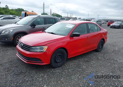 2015 Volkswagen Jetta 2.0L S z USA, uszkodzony, nr VIN 3VW2K7AJXFM269113
